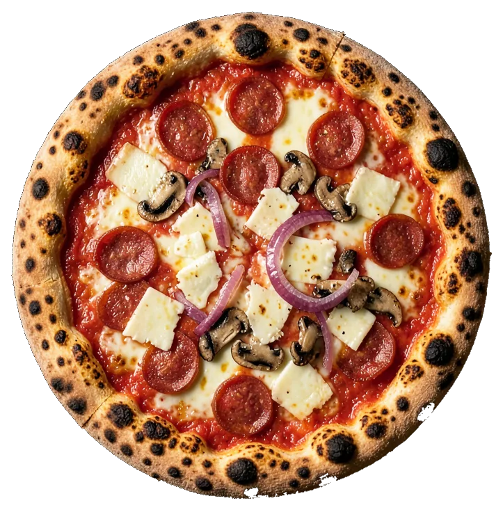 Pizza Especial La Tea al horno de leña