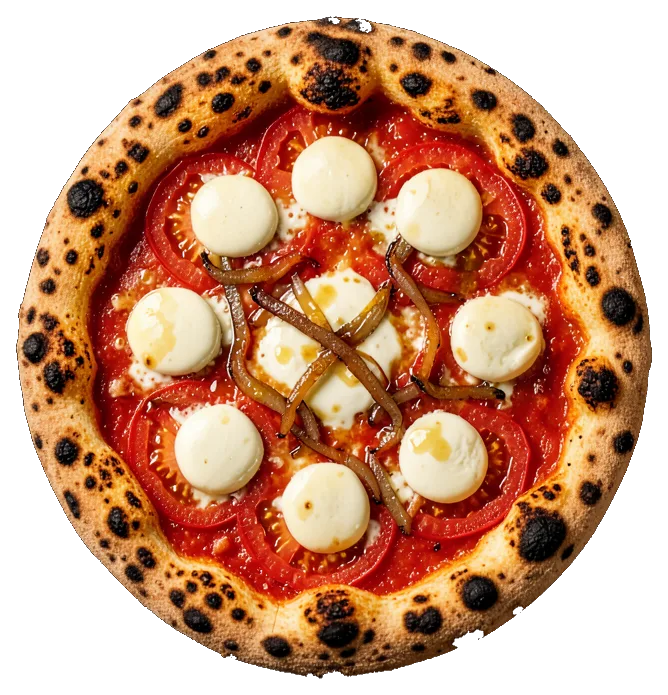 Pizza Queso de cabra al horno de leña